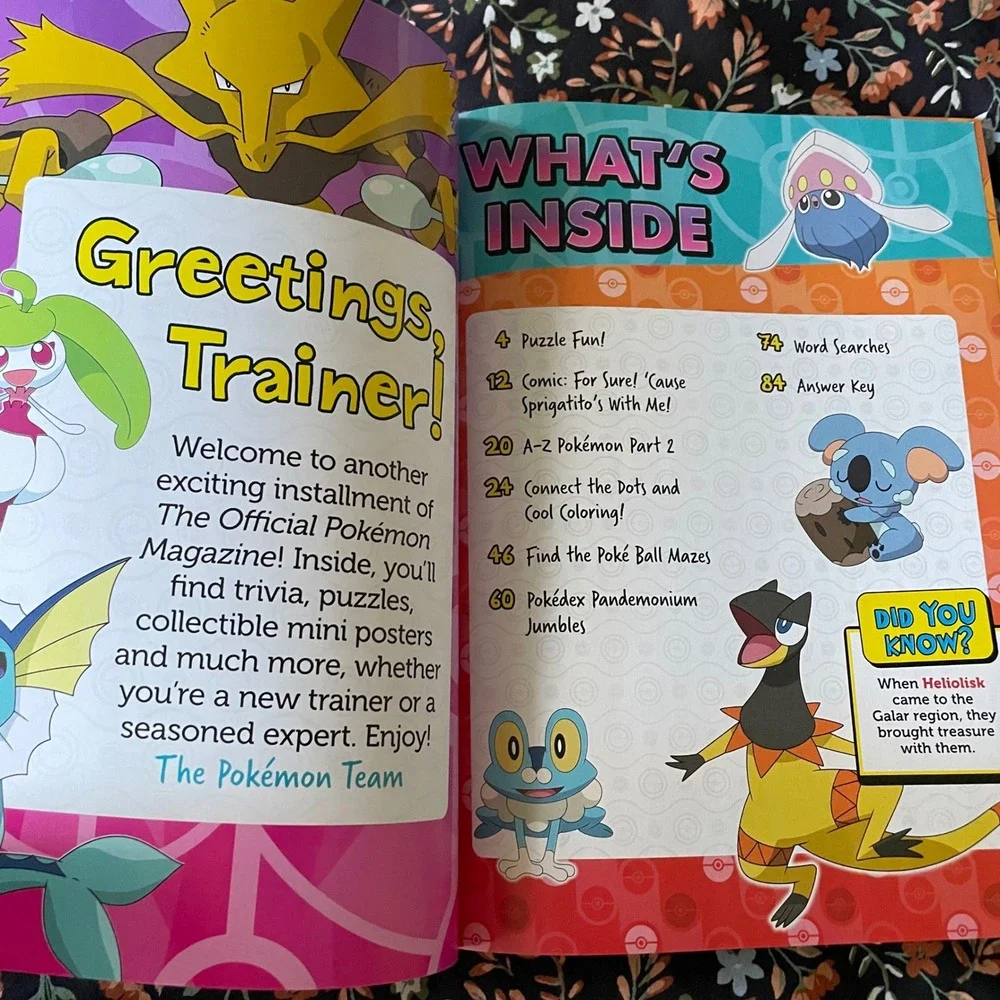 Official Pokemon‎ Magazine Activity Adventure Comic Posters Puzzles SPC Specials